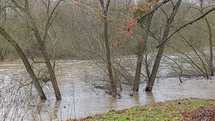 Hochwasser in Hannover am Neujahrstag.
