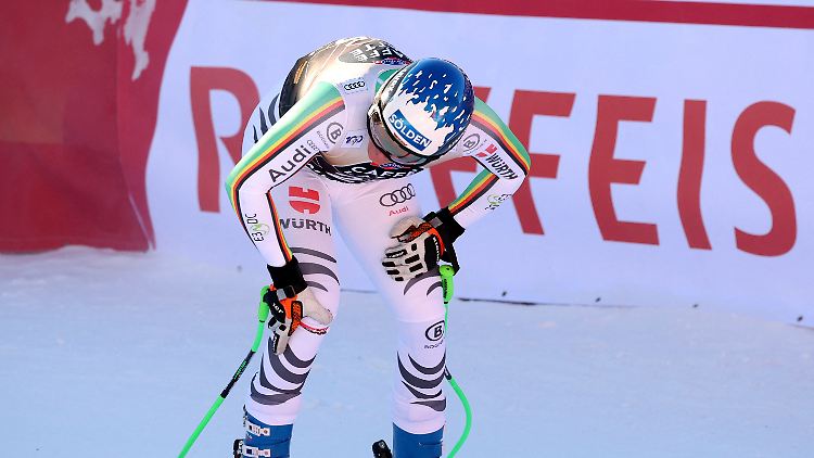 Thomas Dreßen wurde Letzter beim Klassiker in Wengen.