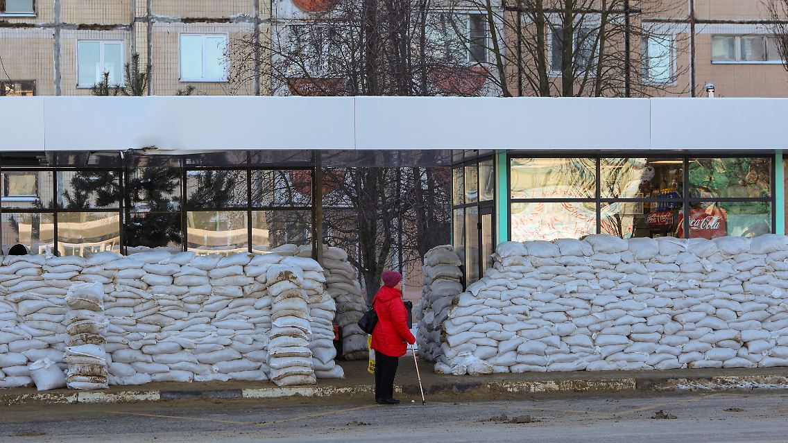 Bushaltestelle in Belgorod