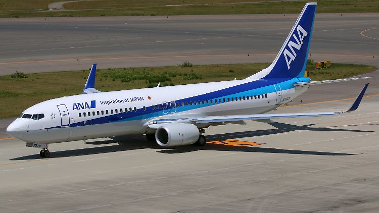 Eine Boeing 737-800 von Japans größter Fluggesellschaft All Nippon Airways. 