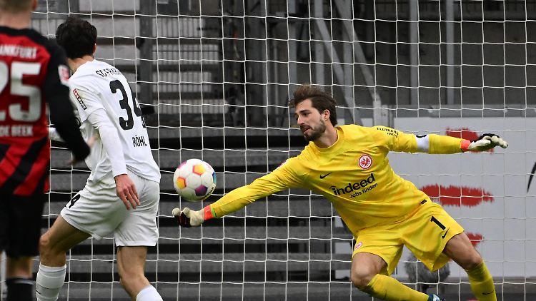 Bester Mann in Leipzig: Eintracht-Keeper Kevin Trapp.