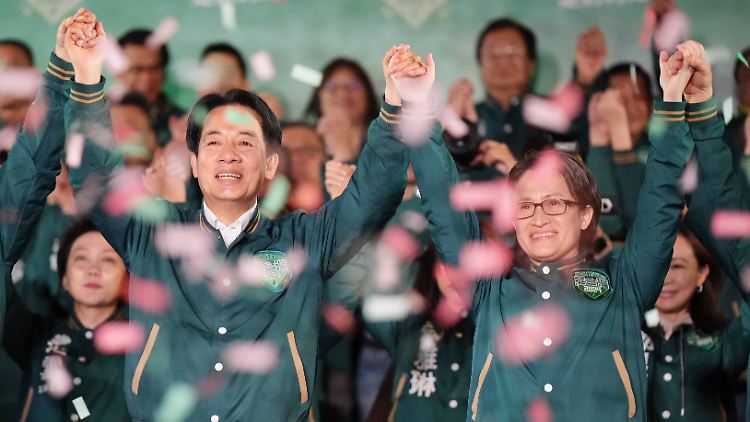 Taiwan wählte den 64-jährigen Arzt mit Harvard-Abschluss. William Lai kann die dritte Regierungszeit seiner Partei in Folge verlängern. 