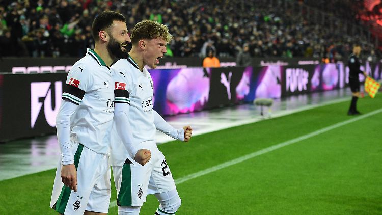 Robin Hack erzielte den Doppelpack für Borussia Mönchengladbach.