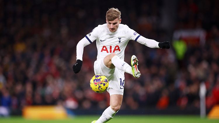 Timo Werner hatte einige gute Szenen bei seinem Tottenham-Debüt.