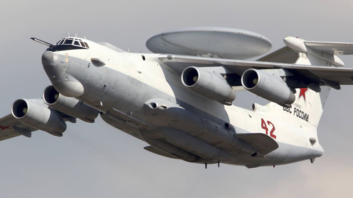 Ein Frühwarnflugzeug vom Typ A-50.