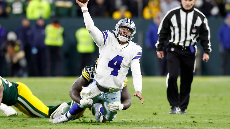 Cowboys-Quarterback Dak Prescott verpasste es, das Spiel zu kontrollieren.
