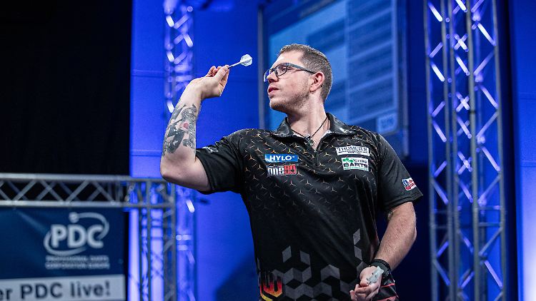 Lukas Wenig ist das heißeste Eisen der deutschen Neulinge auf der Darts-Profitour.