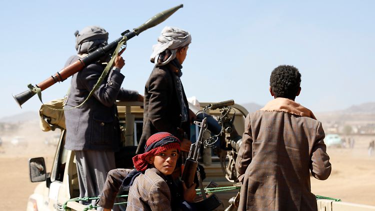 Laut den Vereinigten Staaten stecken die Huthi-Rebellen hinter dem neuerlichen Raketenangriff.
