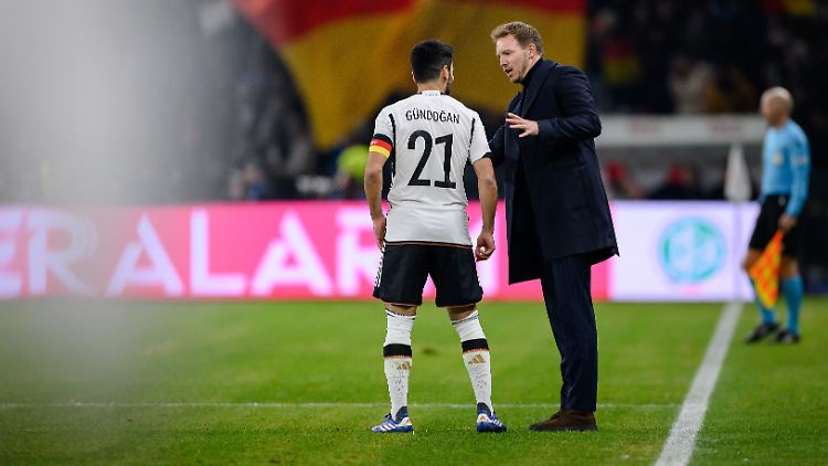 Nagelsmann und Gündoğan sahen Haaland jeweils vor Messi.
