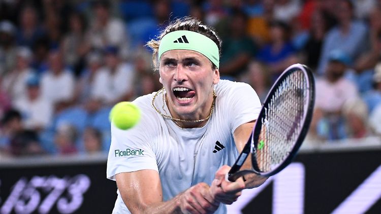 Dominik Koepfer macht Alexander Zverev das Leben schwer.