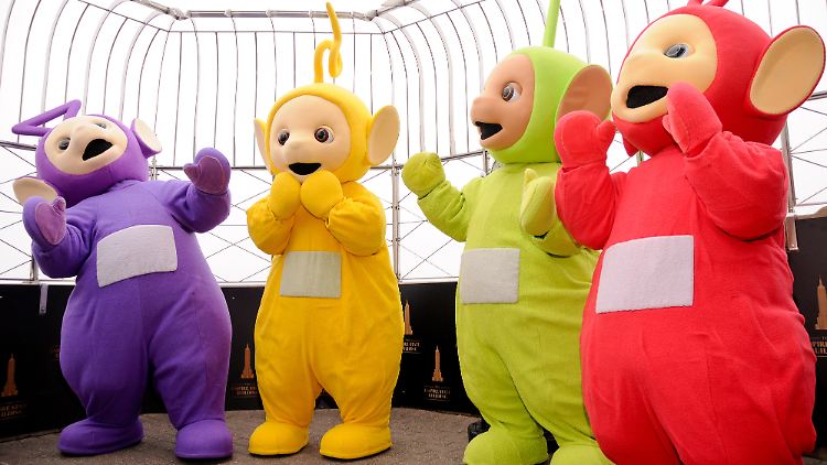 Die Teletubbies sind ganz aus dem Häuschen: Jessica Smith ist Mutter.