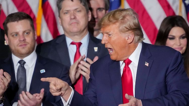 Auf dem Weg zur Revanche? Donald Trump.