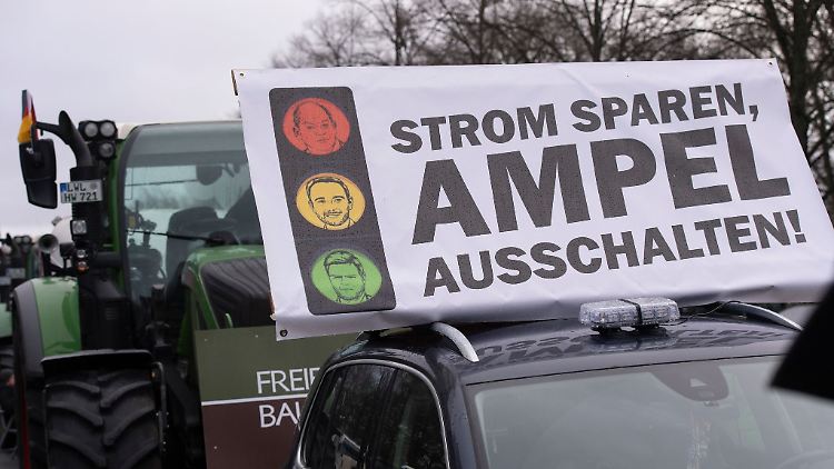 Landwirte machten in den vergangenen Tagen ihrem Ärger auf der Straße Luft.
