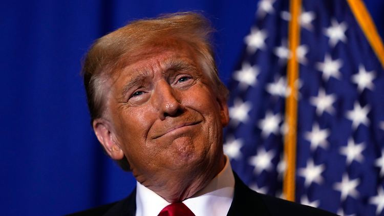 Verzichtet bislang auf verbalen Auseinandersetzungen mit seinen Mitstreitern: Donald Trump.