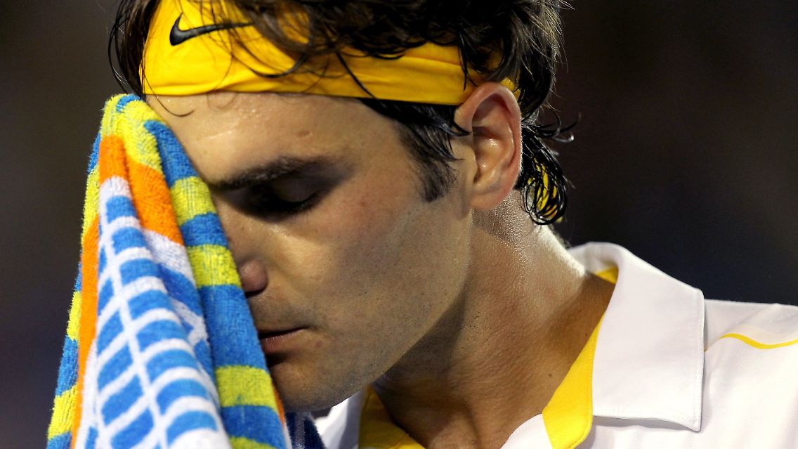 Aus im Halbfinale: Roger Federer.