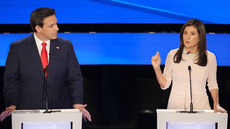 Nikki Haley lässt Ron DeSantis im Regen stehen - denn der bräuchte die TV-Debatte.