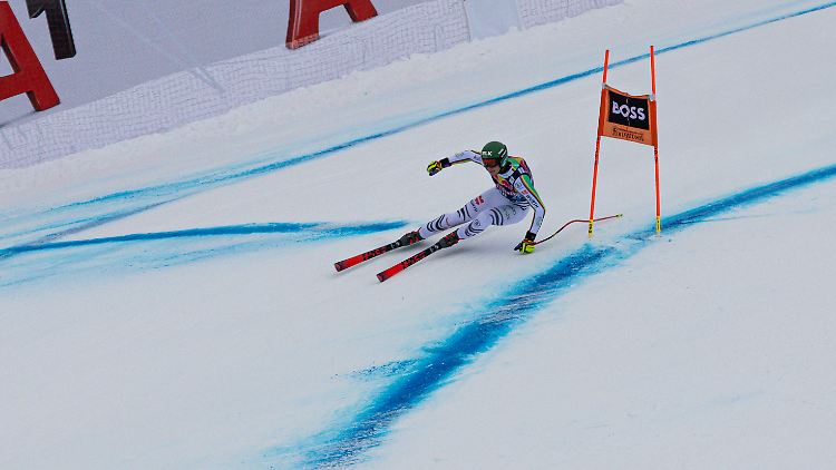 Thomas Dreßen trainierte nur einmal auf der legendären Streif.