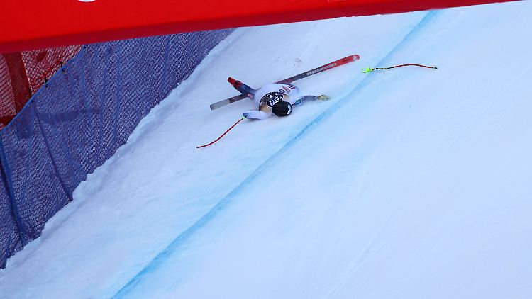 Aleksander Aamodt Kilde krachte in Wengen ungebremst in den Fangzaun und verletzte sich schwer.