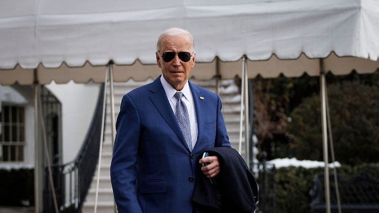 Auch wenn die Angriffe die Huthis nicht stoppen, werden sie dennoch fortgesetzt, sagt US-Präsident Joe Biden.