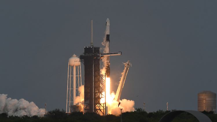 Erfolgreicher Start der Rakete vom Weltraumbahnhof Cape Canaveral.