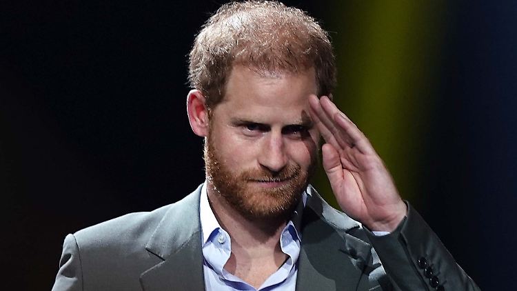 Weit weg von seiner Familie in den USA: Prinz Harry.