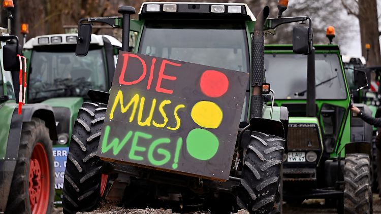 Bei den Blockaden in der vergangenen Woche brachten viele Landwirte ihren Unmut über die Ampelregierung zum Ausdruck. 