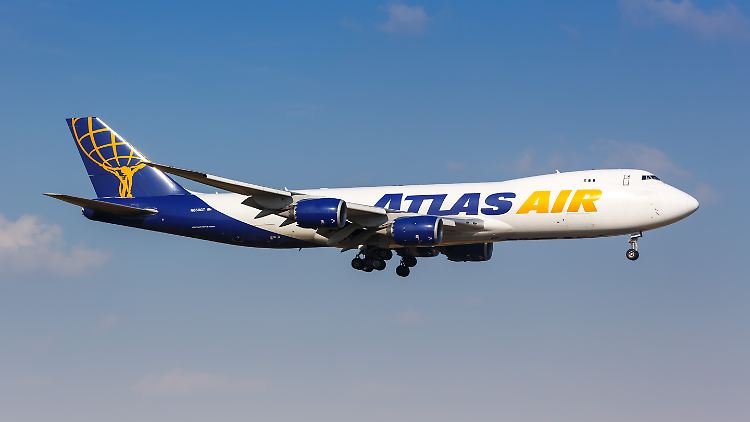 Eine Boeing 747-8F der Atlas Air.