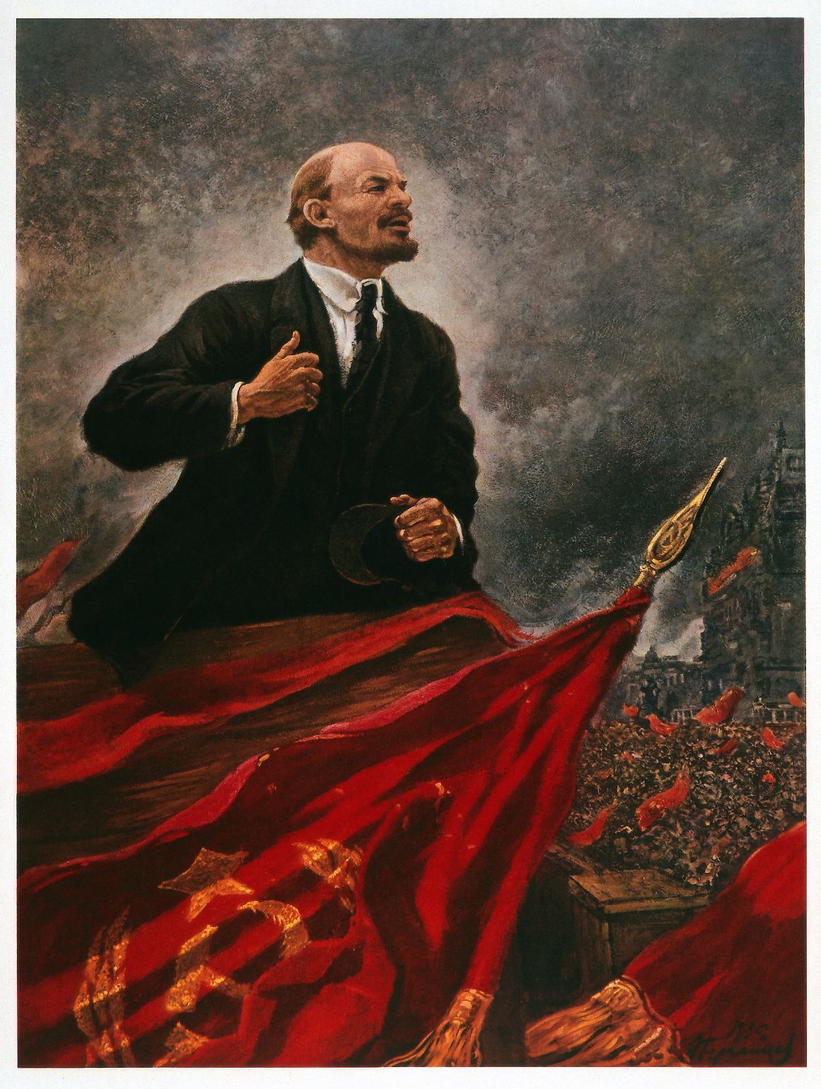 "Ohne Lenin hätte es keine Oktoberrevolution gegeben, ohne Oktoberrevolution keine Sowjetunion, …