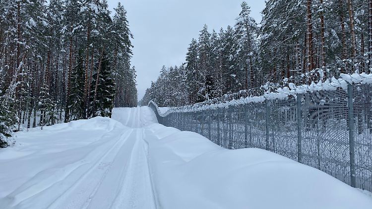 Die Grenze zwischen Lettland und Belarus ist 172 Kilometer lang.
