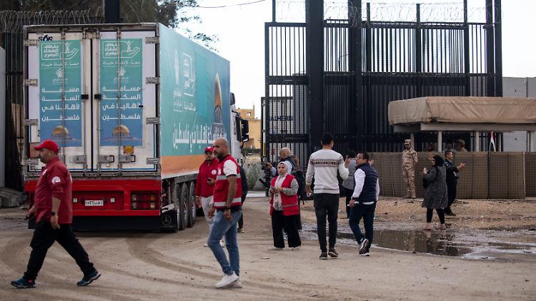 Auch in Friedenszeiten ist der Gazastreifen von Hilfslieferungen abhängig.
