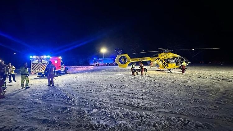 Per Hubschrauber kam der Junge in eine Klinik.