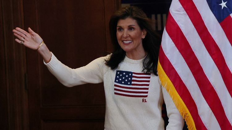 Haley landete bei den Vorwahlen in Iowa auf dem dritten Platz. 
