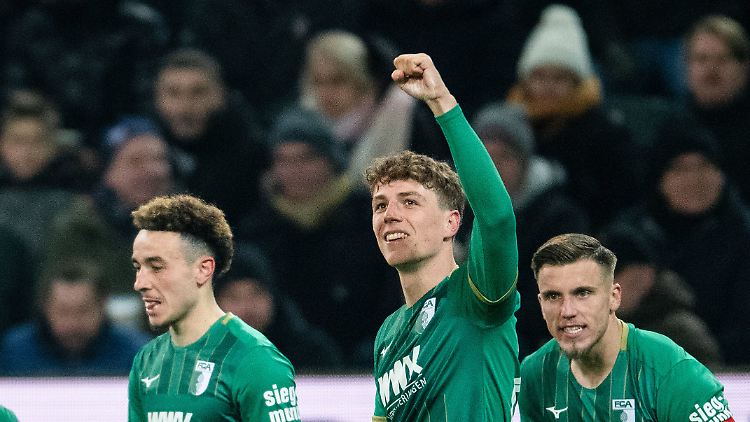Arne Engels (M.) erzielte in der 51. Minute den Siegtreffer.