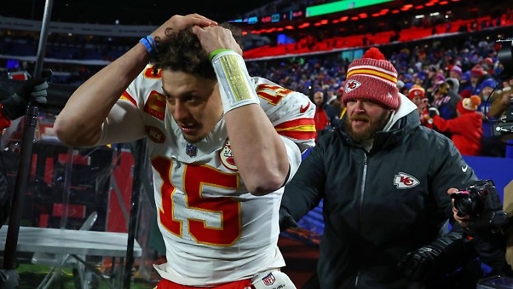 Patrick Mahomes und seine Kansas City Chiefs zogen gegen die Buffalo Bills gerade noch den Kopf aus der Schlinge.