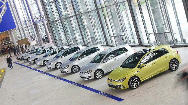 Auf mittlerweile acht Generationen kann VW bei der Baureihe Golf zurückblicken.