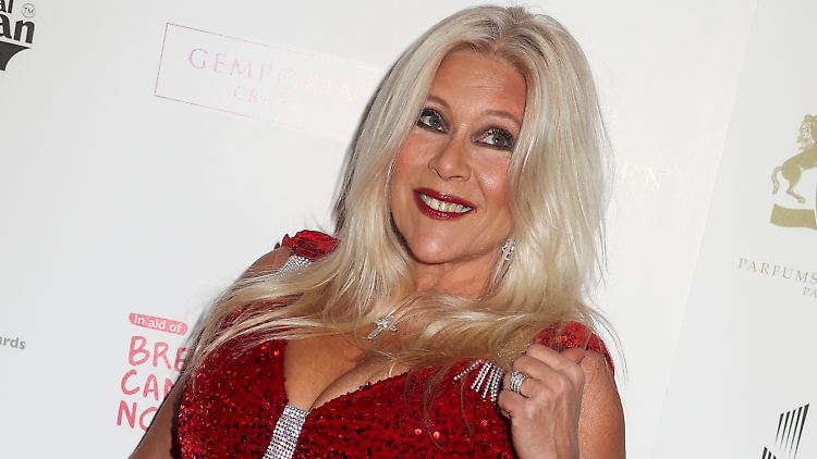 Hat sich wohl etwas danebenbenommen: Samantha Fox.
