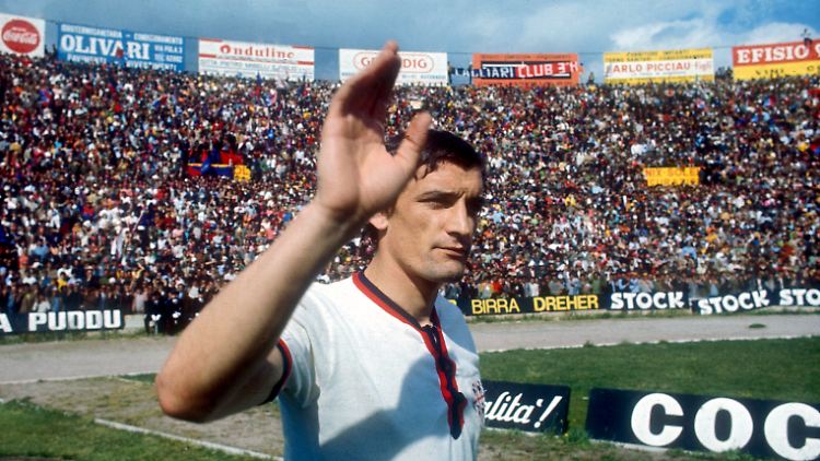 Gigi Riva erzielte 35 Länderspieltore für Italien.