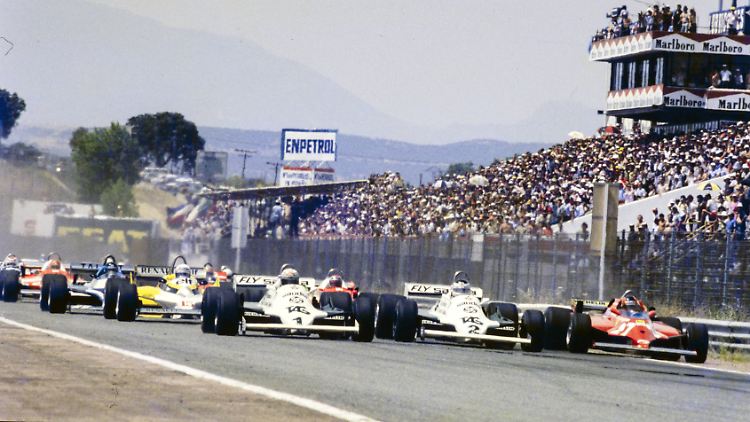 Das bislang letzte Formel-1-Rennen in Madrid: der Große Preis von Spanien 1981 auf dem Circuito del Jarama.