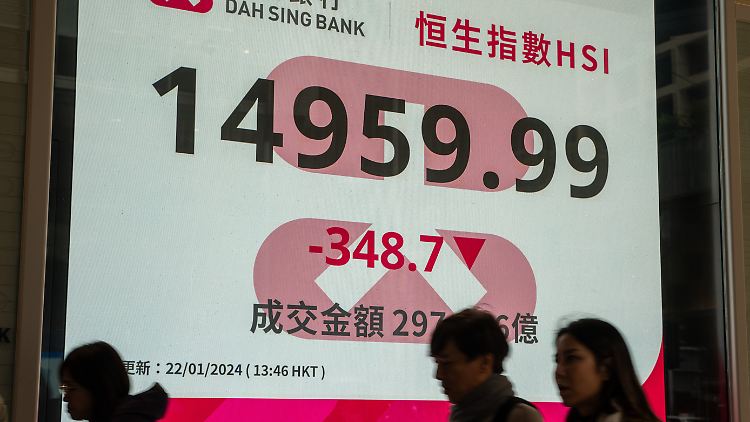 
Chinesische Aktien in Hongkong haben zum Wochenbeginn den schwersten Abschlag seit 15 Jahren gesehen. Internationale Investoren sind mit Blick auf die zweitgrößte Volkswirtschaft der Welt zunehmend pessimistisch. 