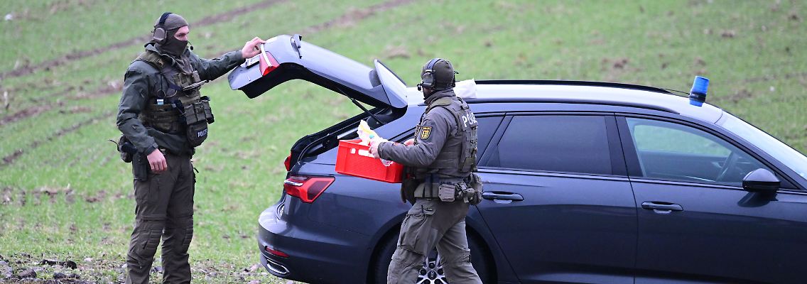 Die Beamten haben in Unterkirnach ganze Arbeit geleistet.