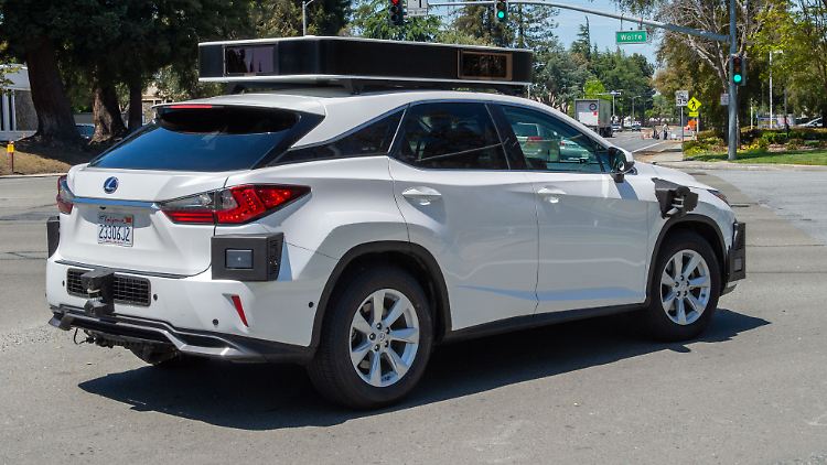 Im Silicon Valley fahren die Elektroautos von Apple bereits testweise. 