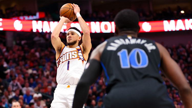 Treffsicher und in absoluter Topform: Suns-Star Devin Booker.