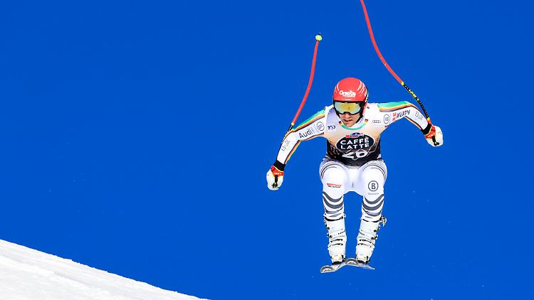Ferstl bei der Abfahrt in Wengen Mitte Januar.