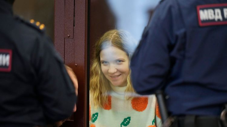 Darja Trepowa gestand ihre Schuld in dem Prozess vor einem St. Petersburger Gericht teilweise.  