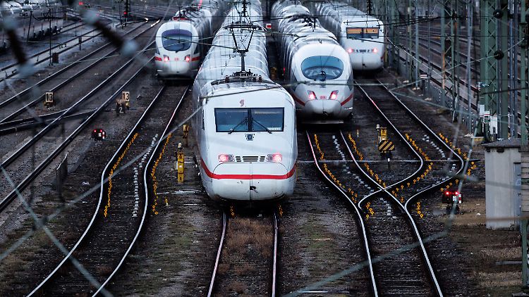 Könnten in Zukunft von einer KI gesteuert werden: die ICE der Deutschen Bahn.