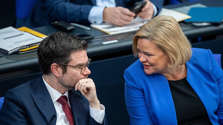 Nur ein Koalitionsscharmützel? Laut SPD revanchiert sich Buschmann für Faesers Nein zur Vorratsdatenspeicherung. 