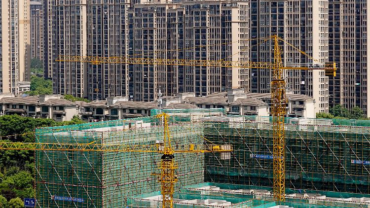 Viele Bauprojekte in China konnten aufgrund der immensen Schulden vieler Unternehmen nicht fertiggestellt werden.