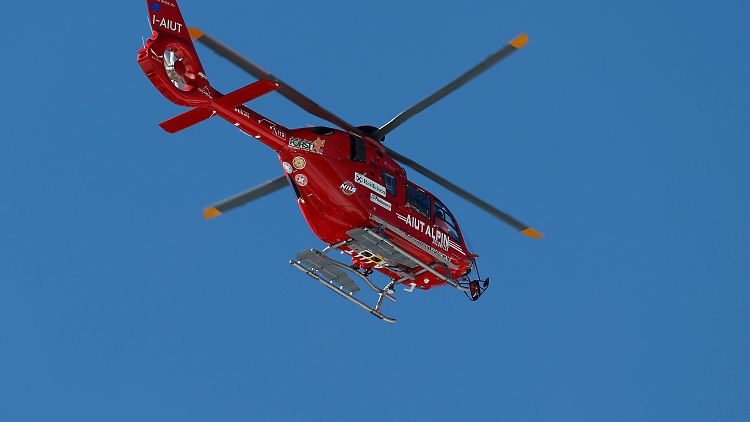 Shiffrin muss mit einem Hubschrauber geborgen werden.