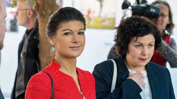 Sahra Wagenknecht und Amira Mohamed Ali sind die Vorsitzende des Bündnis Sahra Wagenknecht (BSW).