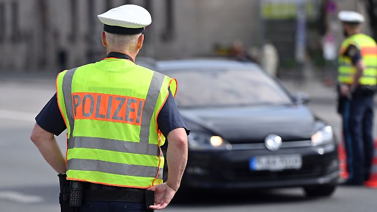 Eine Fahrzeugkontrolle.